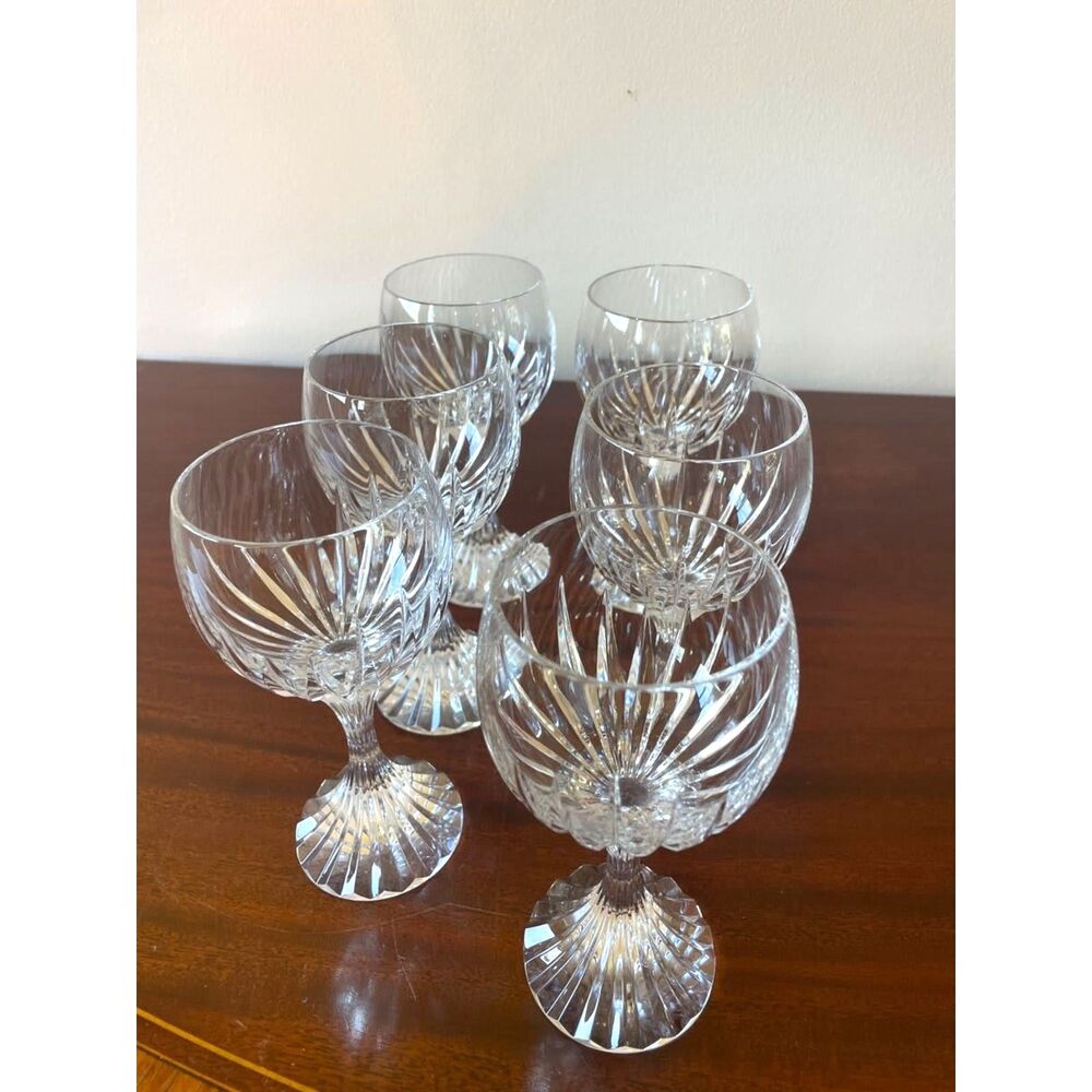 Set of 6 Baccarat Massena Crystal Wine Glass